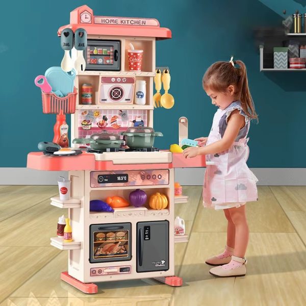 H0a73dd2b3ec34eaeb31d6ac73aab5b63q Kit de jeu « Kitchen Kids Toys Sets Pretend Spray » — un ensemble de cuisine réaliste pour enfants, idéal pour le jeu de rôle et les activités ludiques.