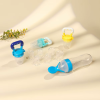 Distributeur de nourriture en silicone – Cuillère et tétine grignoteuse – Repas faciles et sûrs pour bébé