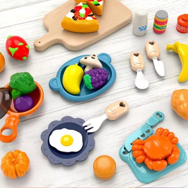 H249d43d20374459b9f834da1ca80b003V Kit de jeu « Kitchen Kids Toys Sets Pretend Spray » — un ensemble de cuisine réaliste pour enfants, idéal pour le jeu de rôle et les activités ludiques.