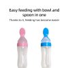 Distributeur de nourriture en silicone – Cuillère et tétine grignoteuse – Repas faciles et sûrs pour bébé