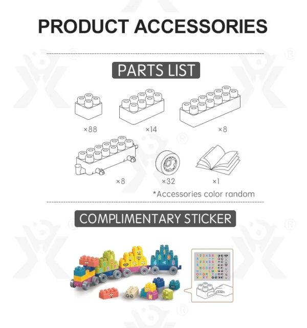 Classique briques de construction – Kit de 150 pièces – Jouet éducatif en plastique ABS – Développe la créativité des enfants