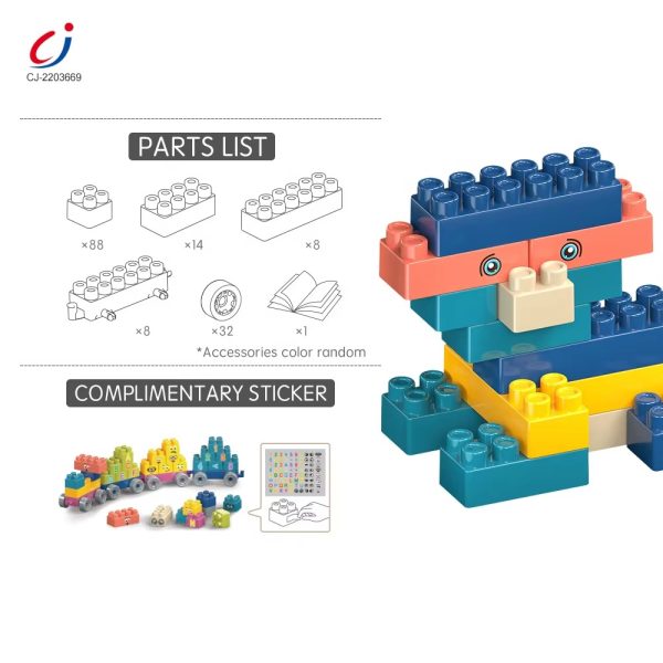 Classique briques de construction – Kit de 150 pièces – Jouet éducatif en plastique ABS – Développe la créativité des enfants