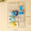 Distributeur de nourriture en silicone – Cuillère et tétine grignoteuse – Repas faciles et sûrs pour bébé