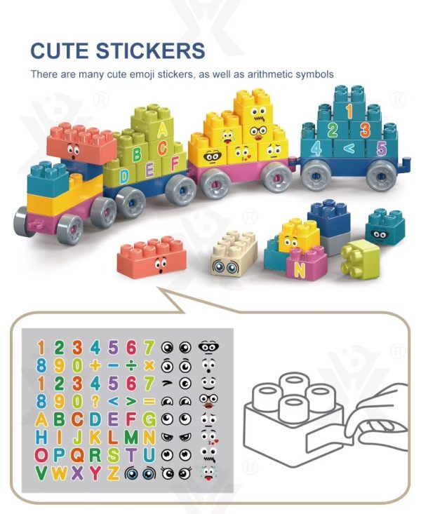 Classique briques de construction – Kit de 150 pièces – Jouet éducatif en plastique ABS – Développe la créativité des enfants