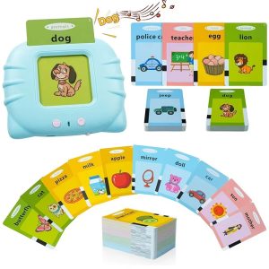 Cartes Flash Parlante – 224 mots parlants – Apprentissage interactif et ludique pour enfants