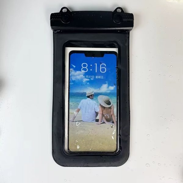 Hcf9dc2d77ed14c2ea115536d4b0f3036N Pack Protection Totale – Étui flottant étanche pour téléphone + Surchaussures en silicone antidérapantes – Idéal pour voyages, activités nautiques et météo capricieuse