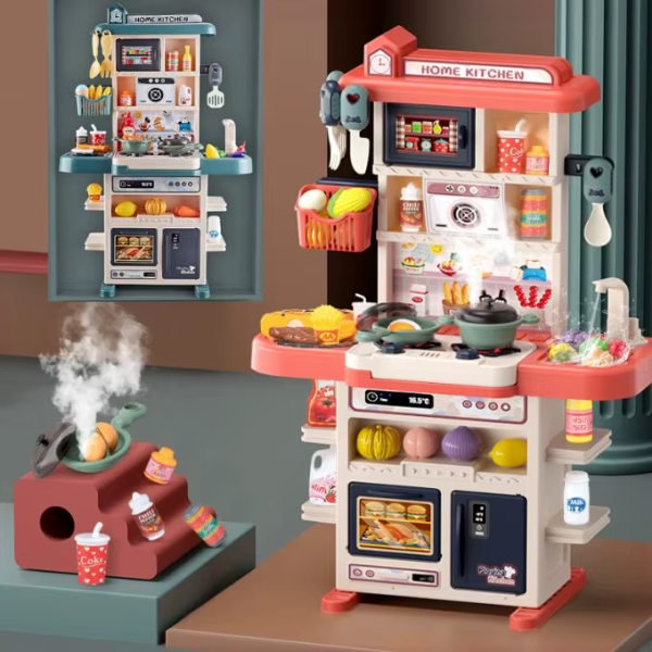 He6b12d4637b24afe9de50b599d525278p Kit de jeu « Kitchen Kids Toys Sets Pretend Spray » — un ensemble de cuisine réaliste pour enfants, idéal pour le jeu de rôle et les activités ludiques.