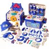 Hf8bf3352fab94c41bd904c361e2571f6g Kit de Bricolage pour Enfants 233 Pièces, Perceuse Électrique, Casque & Outils